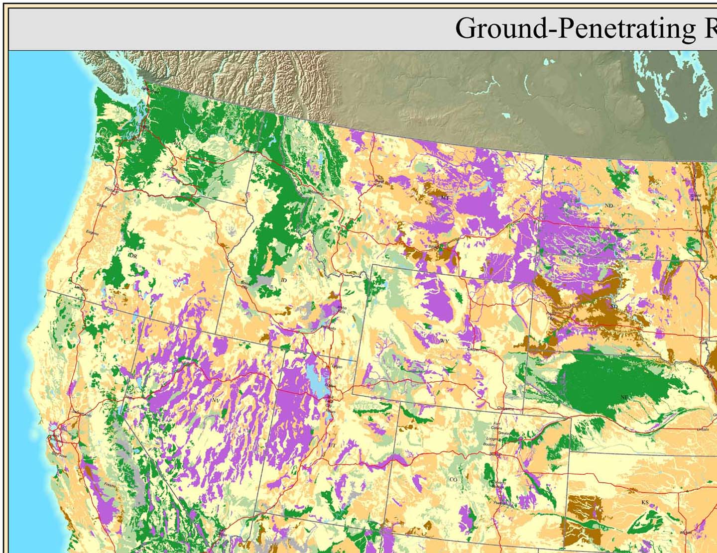 Where does GPR work see GPR Soils Map of NW U.S.