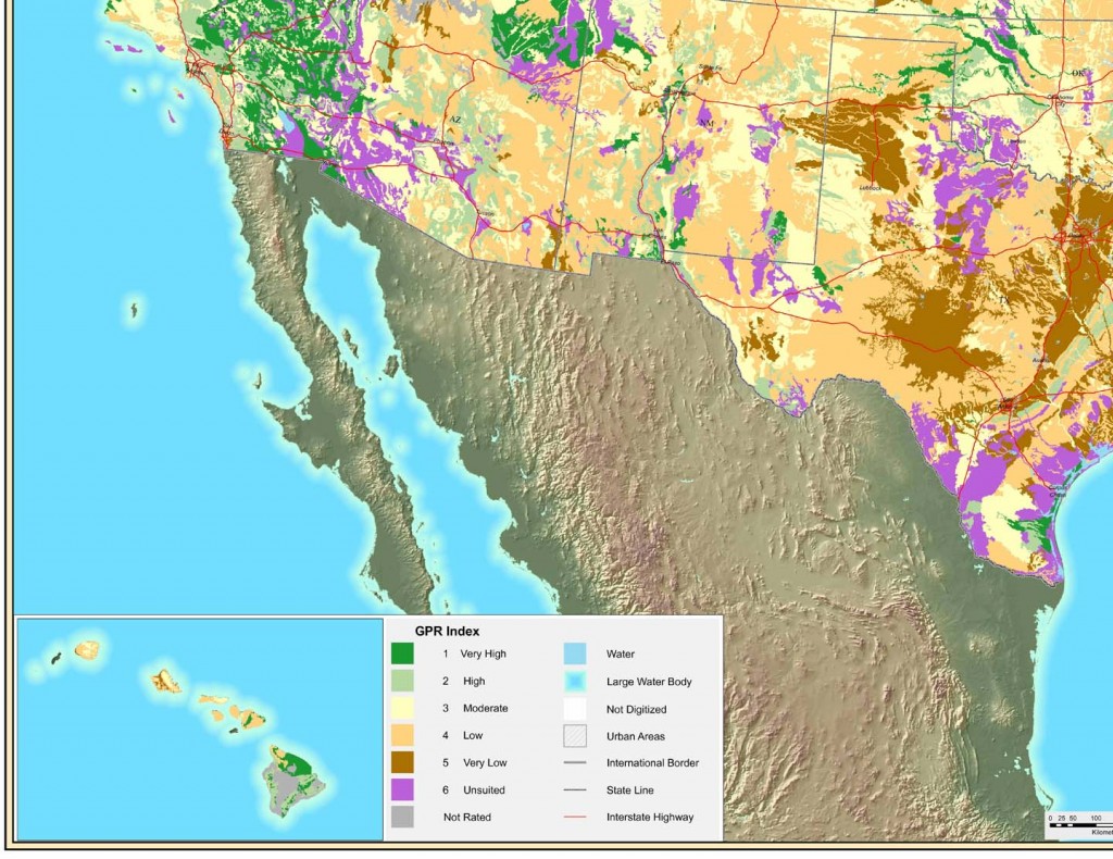 Where does GPR work What soils - GPR Soils Map SW Fast 1024x790 